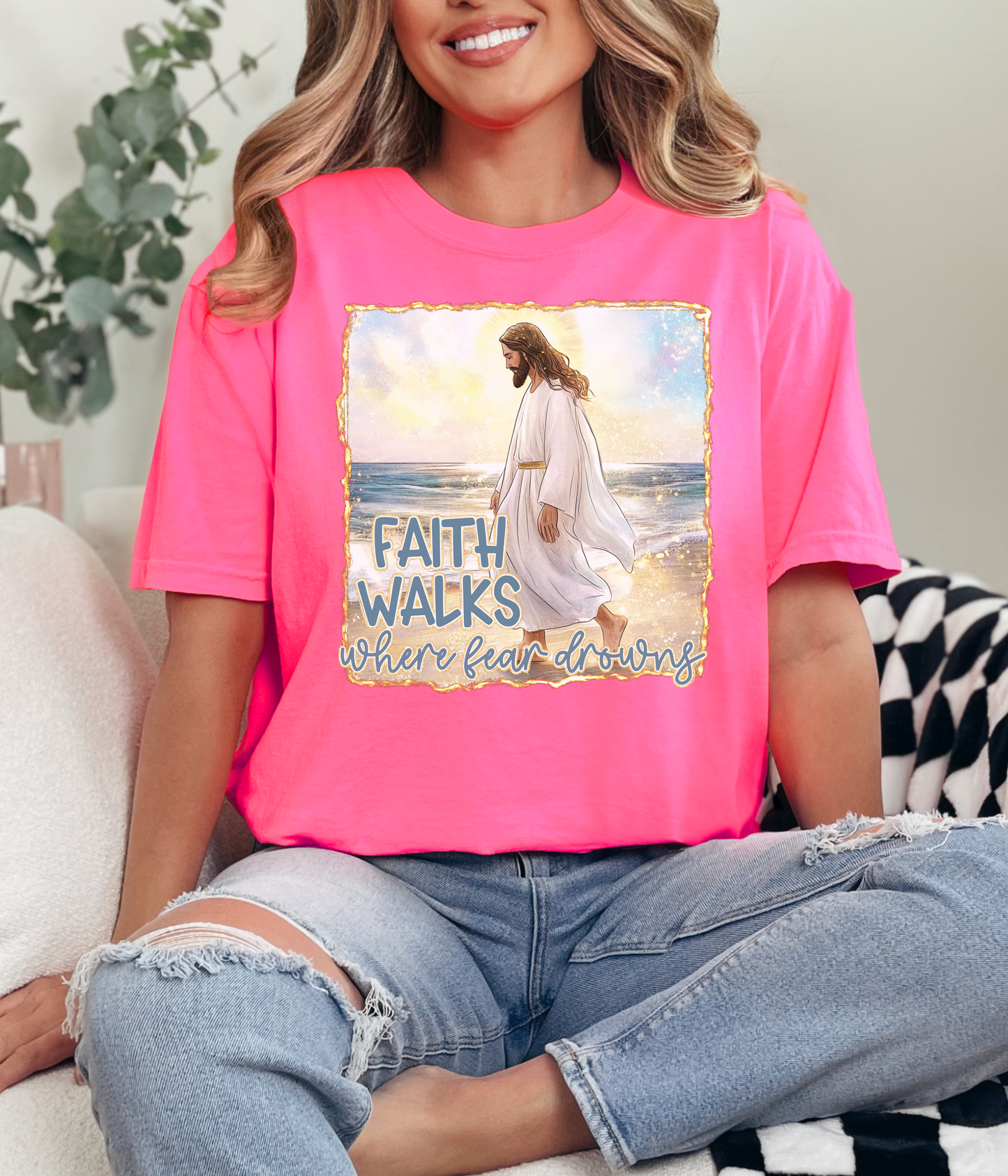 Faith Walks Where Fear Drowns