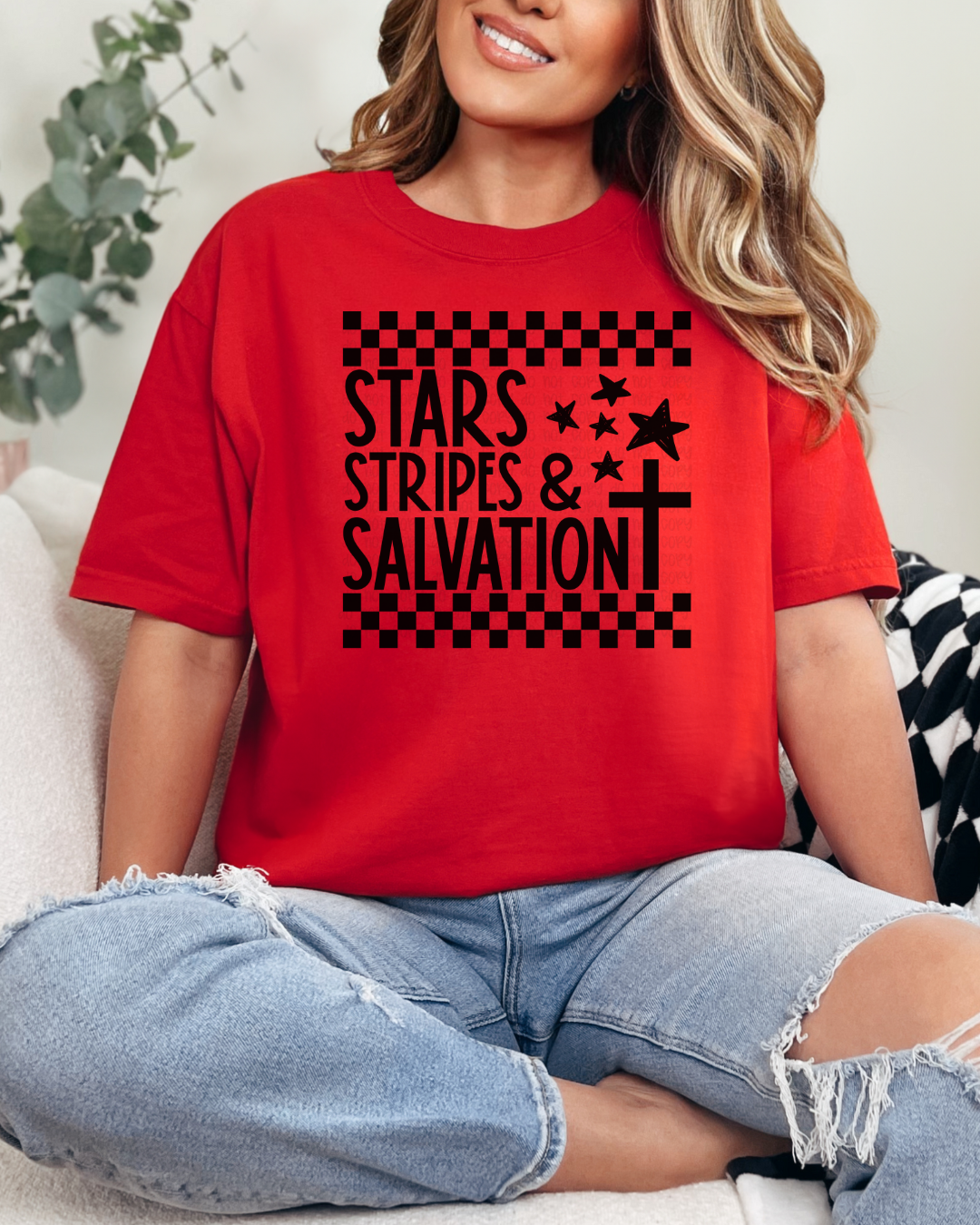 Stars, Stripes, and Salvation Black