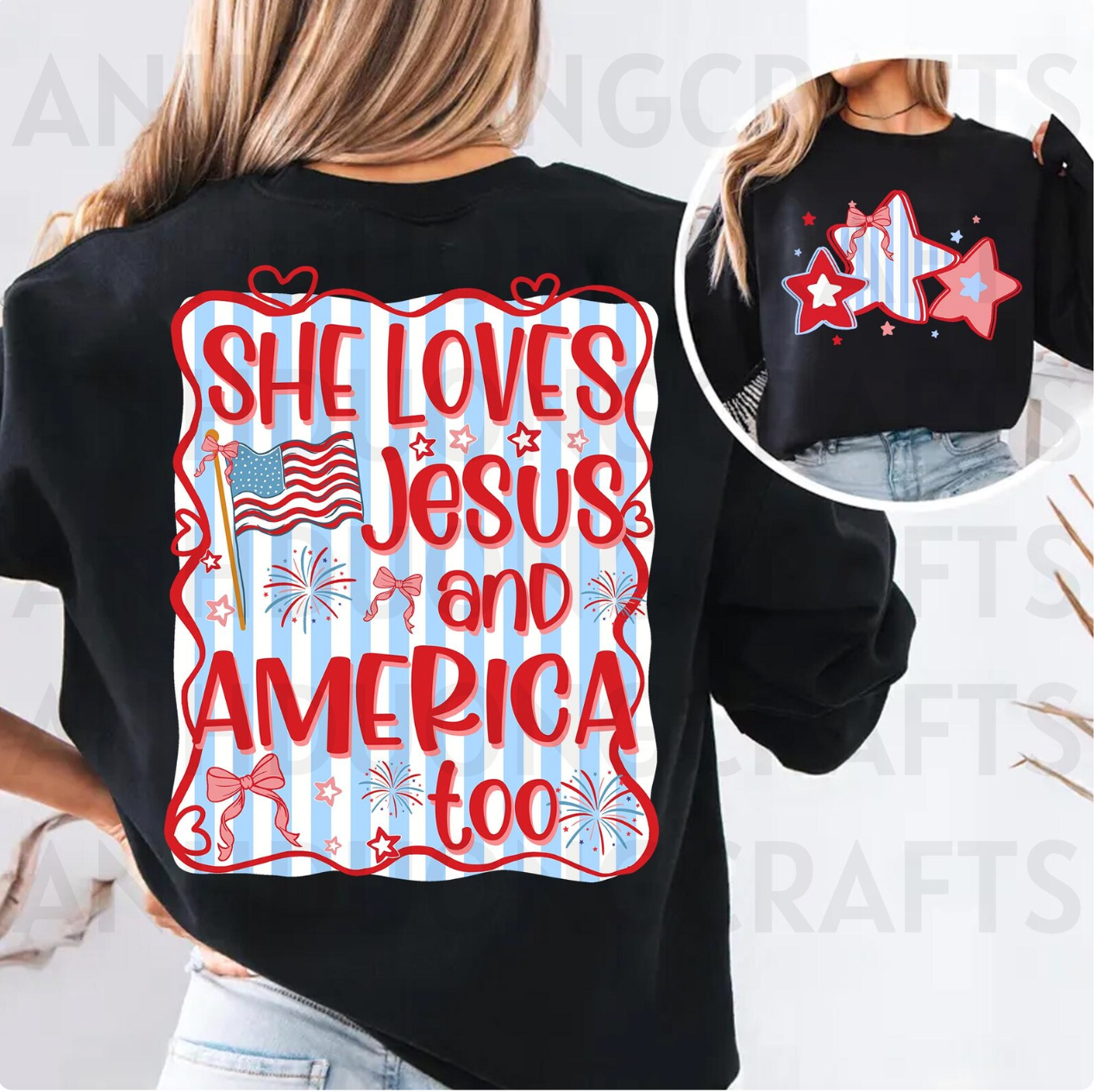 She Loves Jesus Front and Back