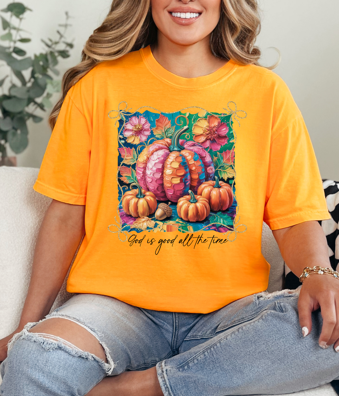 God is Good All the Time Pumpkin