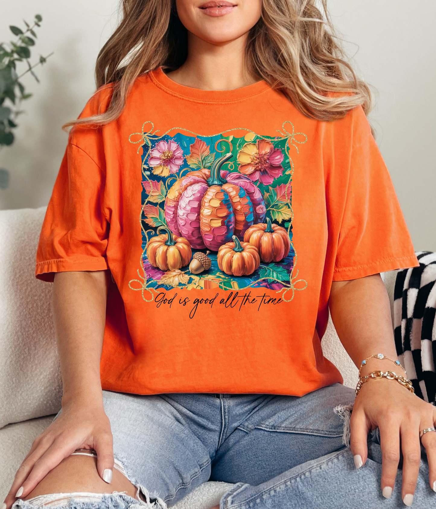 God is Good All the Time Pumpkin