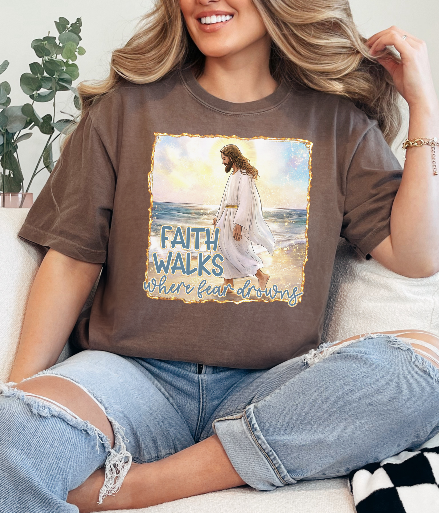Faith Walks Where Fear Drowns