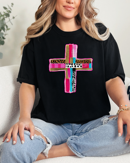 Mixed print Cross