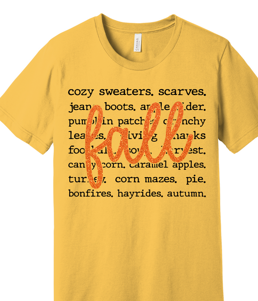Fall Words