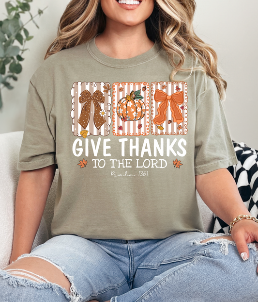 Give Thanks to the Lord