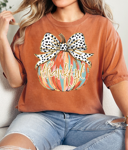 Thankful Glitter Pumpkin