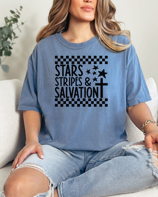 Stars, Stripes, and Salvation Black