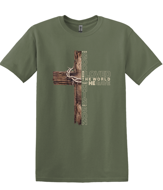 For God so Loved the World Cross