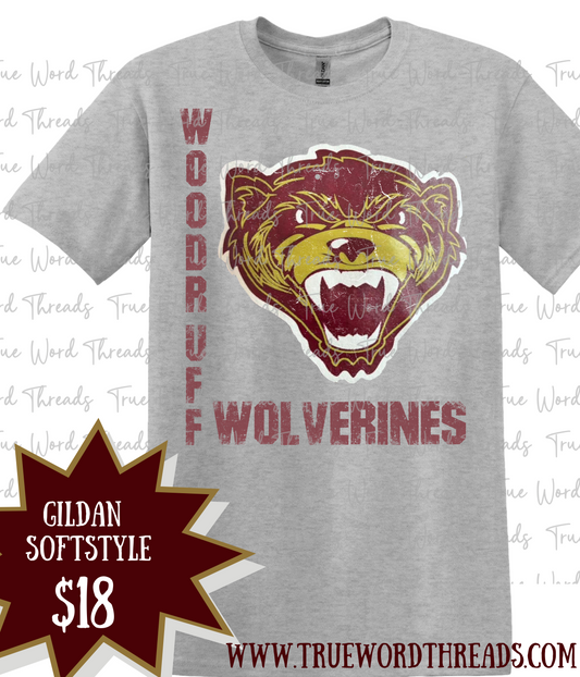 Woodruff Wolverine Head Vertical
