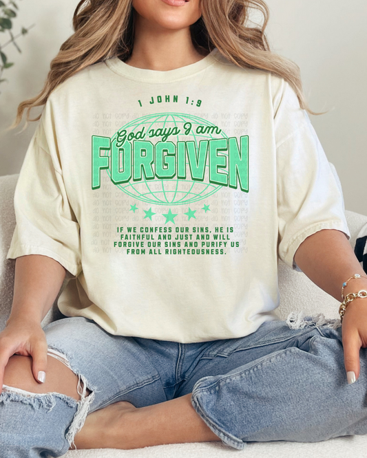 God Says I am Forgiven
