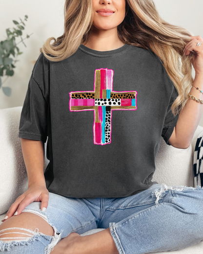 Mixed print Cross