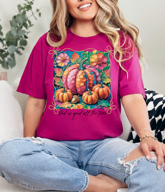 God is Good All the Time Pumpkin