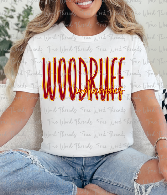 Woodruff Wolverines Words